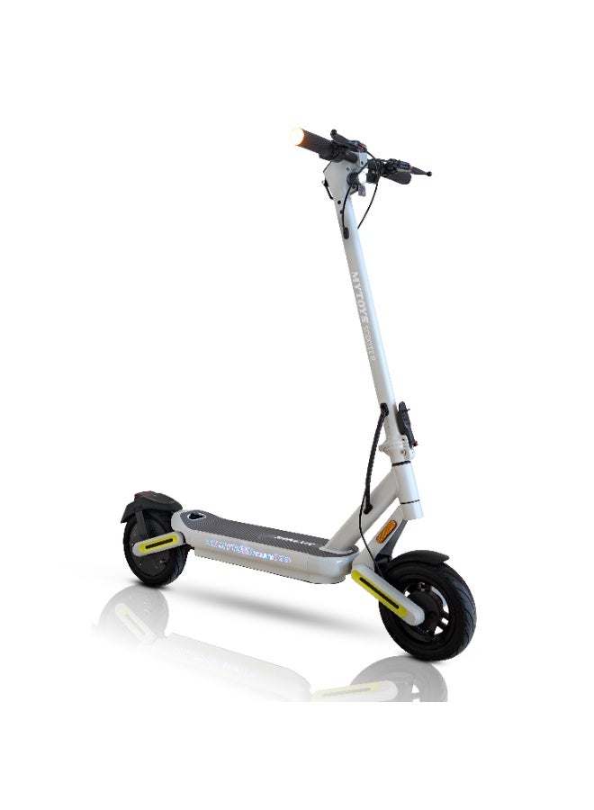 MYTOYS سكوتر كهربائي Mytoys MT565 بقوة 1200 واط، سكوتر كهربائي عالي السرعة للبالغين، يصل إلى 65 كم/س، مدى 30-35 كم، بطارية 13Ah، فرامل قرصية مزدوجة، أضواء LED ومؤشرات انعطاف، أوضاع سرعة متعددة - Image 3